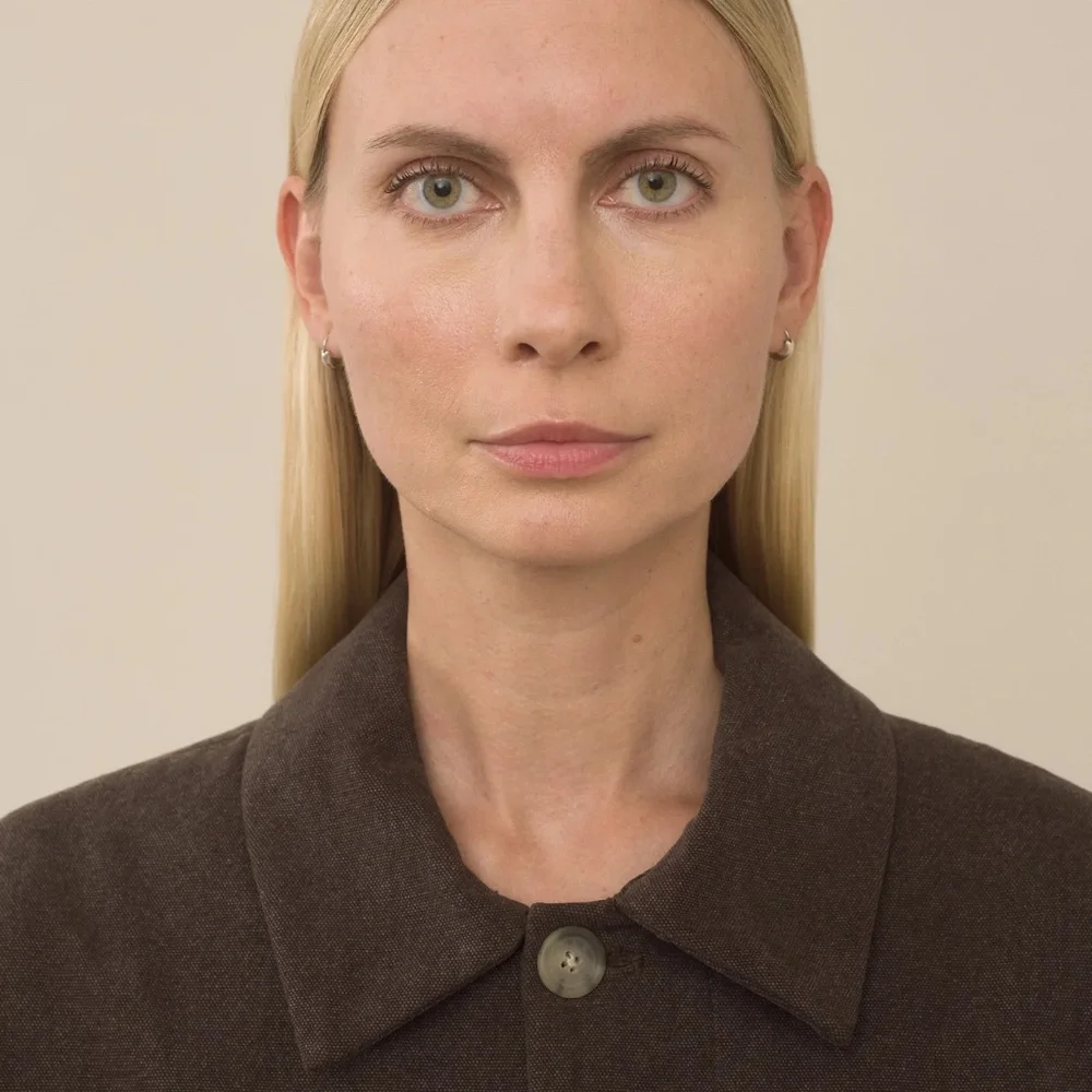 Lauren Manoogian Canvas Car Coat in Soil - Picture 7 of 10